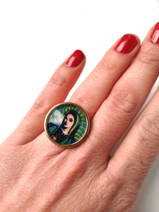 Bague Upcyclée Chute de tissu Recyclée - Vierge