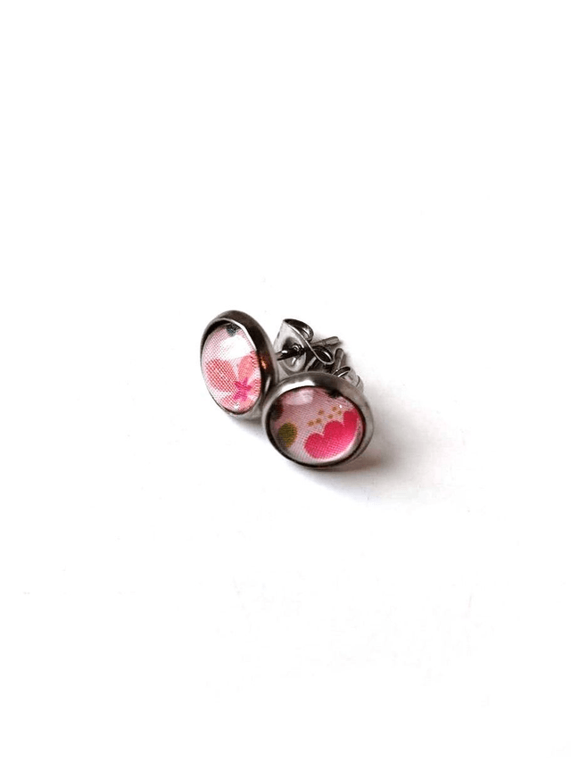 Puces d'oreilles KIDS en PAPIER recyclé - Flower Power