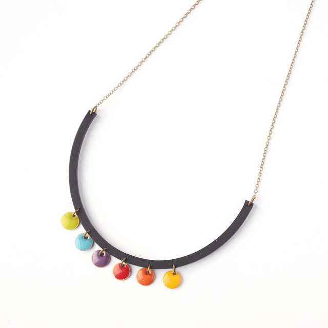Collier en JOINT RECYCLÉE - Pièce Artisanale et Unique