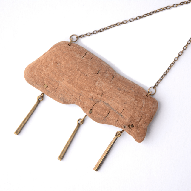 Collier Bois Flotté - Pièce Artisanale et Unique