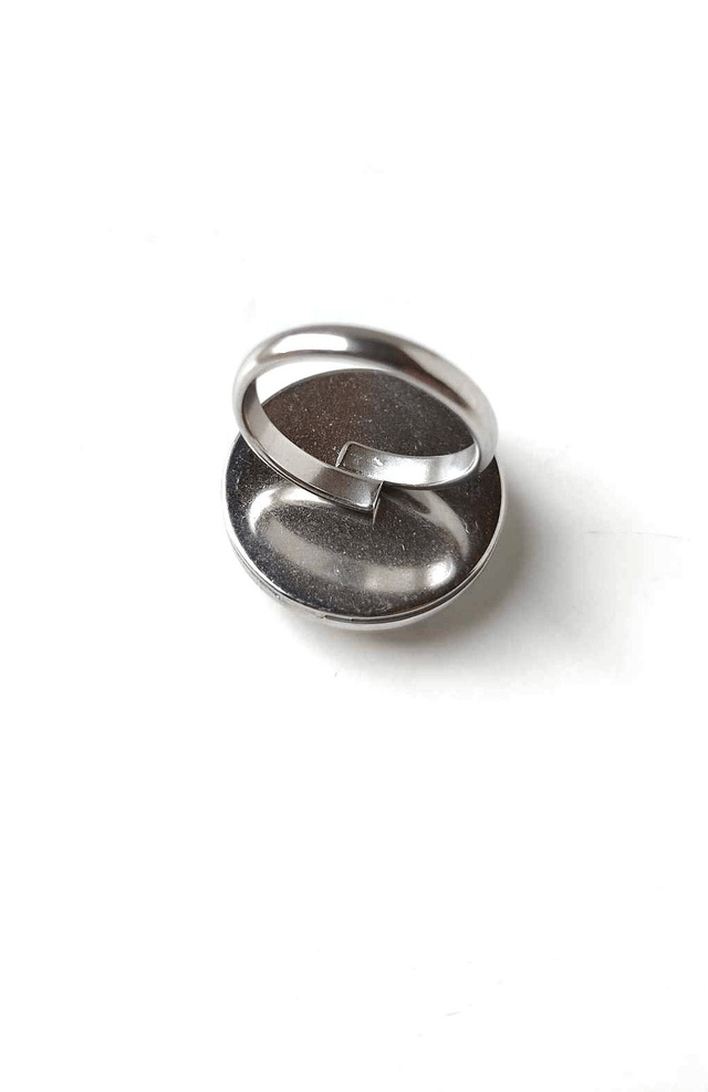 Bague Upcyclée Carte de Tarot Recyclée - Géométrique