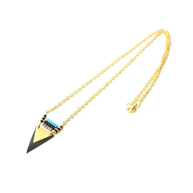 Collier Ethnique en CHAMBRE à AIR de vélo  RECYCLÉE - Pièce Unique