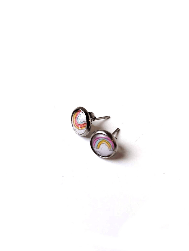 Puces d'oreilles KIDS en PAPIER recyclé - Rainbow