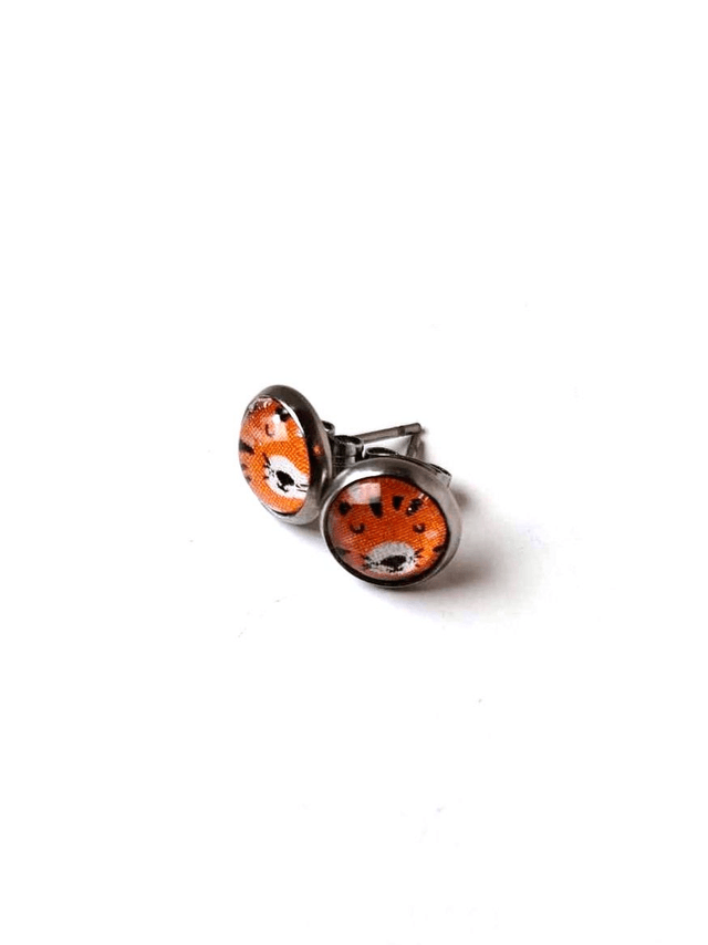 Puces d'oreilles KIDS en PAPIER recyclé - Grrrraouuuu !