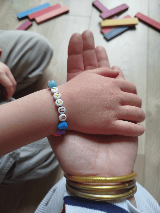 Bracelet message Bienveillant pour les KIDS - 4/6 ans