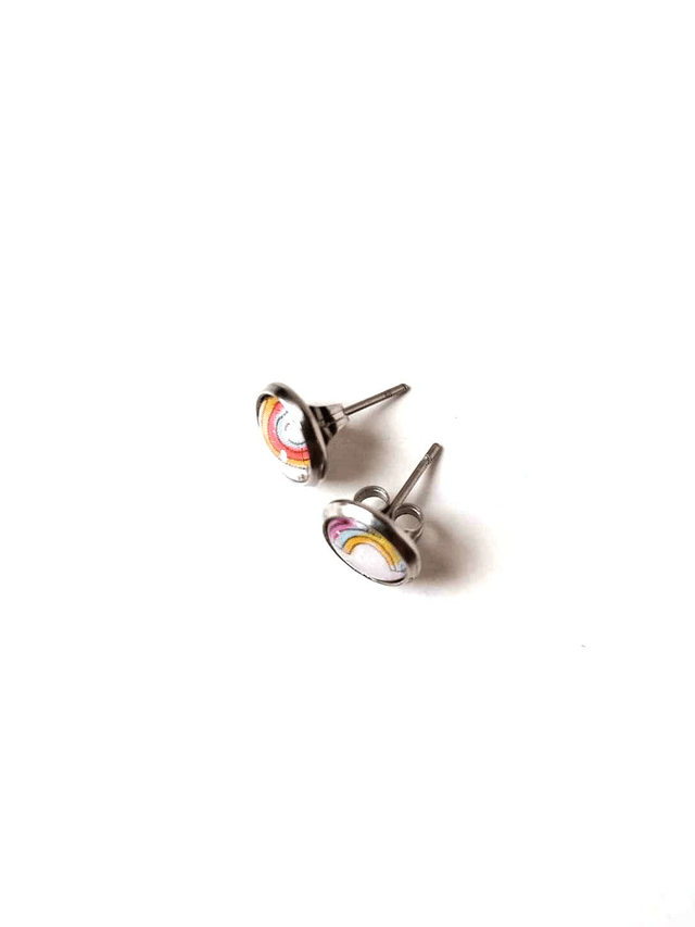 Puces d'oreilles KIDS en PAPIER recyclé - Rainbow
